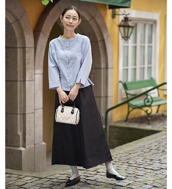 BELLUNA（ベルーナ）の「【ムーミン】ポケットデザインゆったりパンツ（フルレングスパンツ）」｜詳細画像