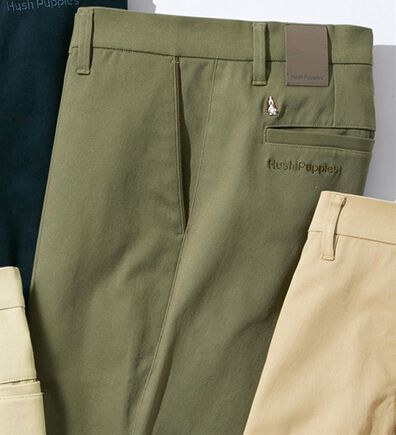 「＜ハッシュパピー＞らくらくデザインチノパンツ（メンズチノパンツ）」