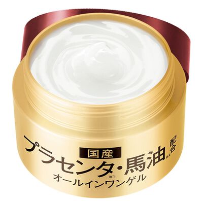 「プラセンタ・馬油配合オールインワンゲル（フェイスケア・ボディケア）」