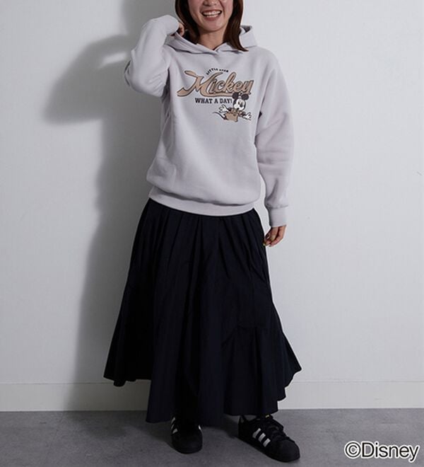 BELLUNA（ベルーナ）の「＜Ｄｉｓｎｅｙ＞【ミッキー】プリント裏起毛パーカー（パーカー）」｜詳細画像