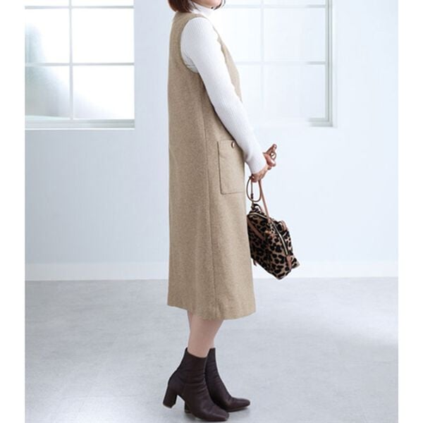 BELLUNA（ベルーナ）の「ライトメルトンジャンパースカート（ジャンパースカート）」｜詳細画像