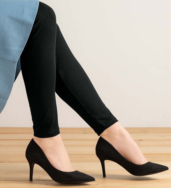 LAVIENNE（ラヴィエンヌ）の「【２色組】綿混の涼やかメッシュレギンス（肌着・インナーウェア）」｜詳細画像