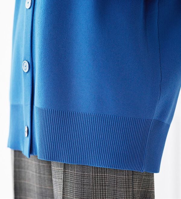 BELLUNA（ベルーナ）の「洗える！軽い！配色使いニットカーディガン（ニットカーディガン）」｜詳細画像