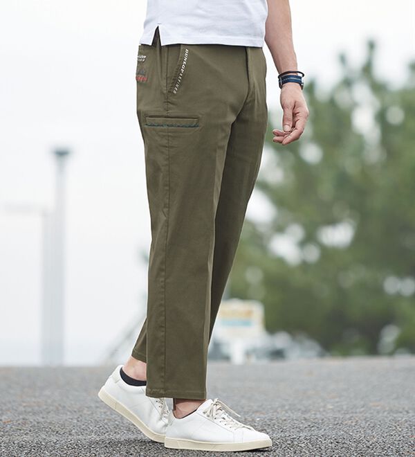 楽天市場】甘撚りストレッチデニムパンツ DUNLOP ダンロップ