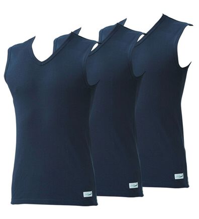 「【３枚組】＜クロコダイル＞脇に縫い目のない筒編綿１００％インナー（メンズ肌着・インナーウェア）」