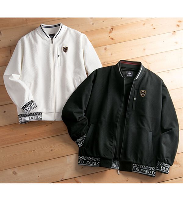 「＜ダンロップ・リファインド＞こだわる男のデザインブルゾン（メンズブルゾン）」｜詳細画像