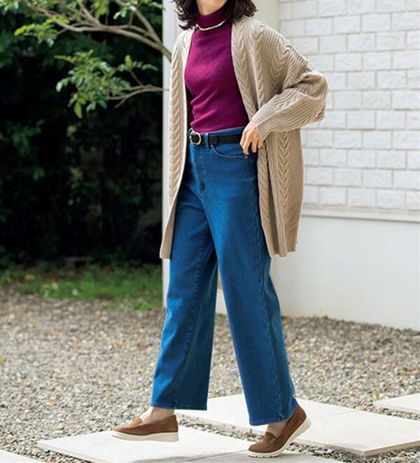 ルフラン（ルフラン）の「防風なのにすっきりラクパンツ（フルレングスパンツ）」｜詳細画像