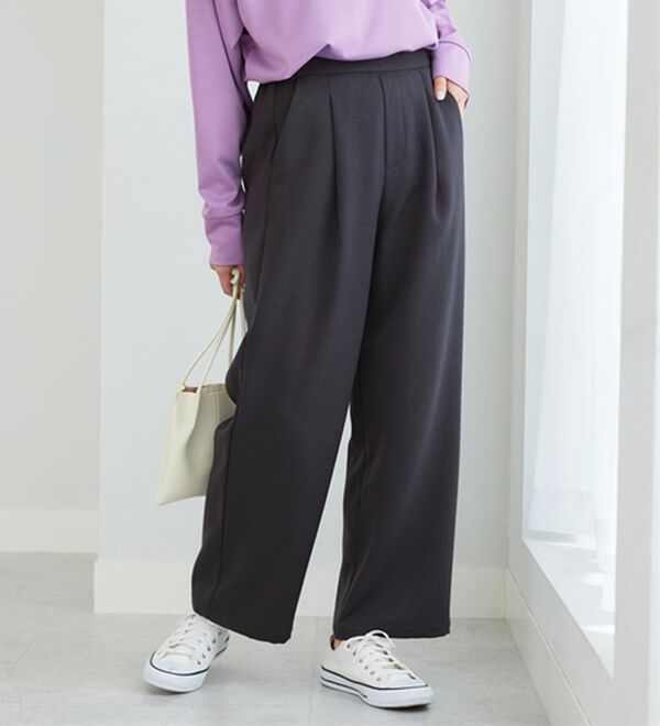 BELLUNA（ベルーナ）の「【2点セット】ウーリッシュ素材ビスチェセットアップ（セットアップ）」｜詳細画像