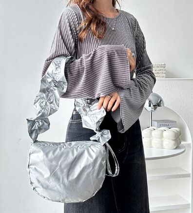 GeeRA（ジーラ）の「ギャザーハンドルバッグ（ハンドバッグ）」