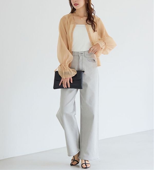 alotta（アロッタ）の「シアーブラウスカーディガン（その他カーディガン）」｜詳細画像