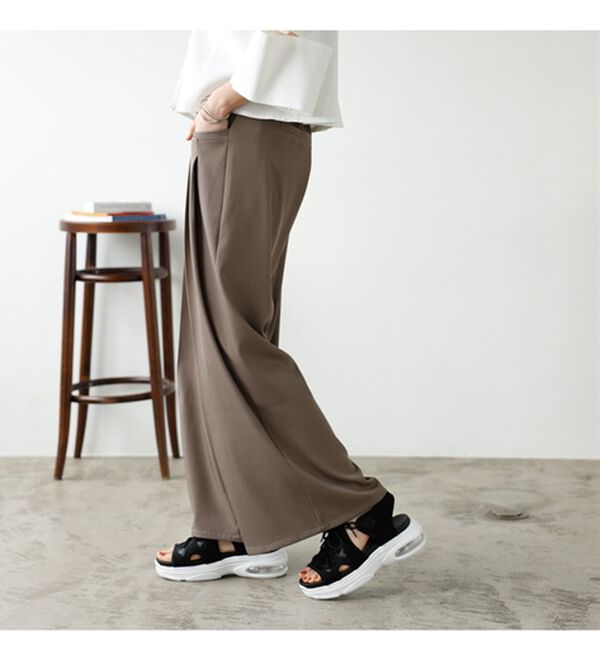 GeeRA（ジーラ）の「２タックデザインポケットワイドパンツ（フルレングスパンツ）」｜詳細画像