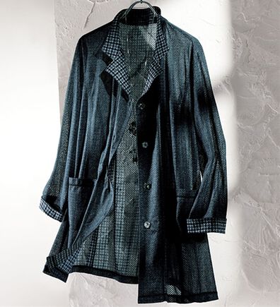 ルフラン（ルフラン）の「裏千鳥ロングジャケット（その他ジャケット）」