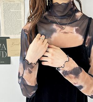 GeeRA（ジーラ）の「パワーネットシアートップス（カットソー）」｜ブラック系