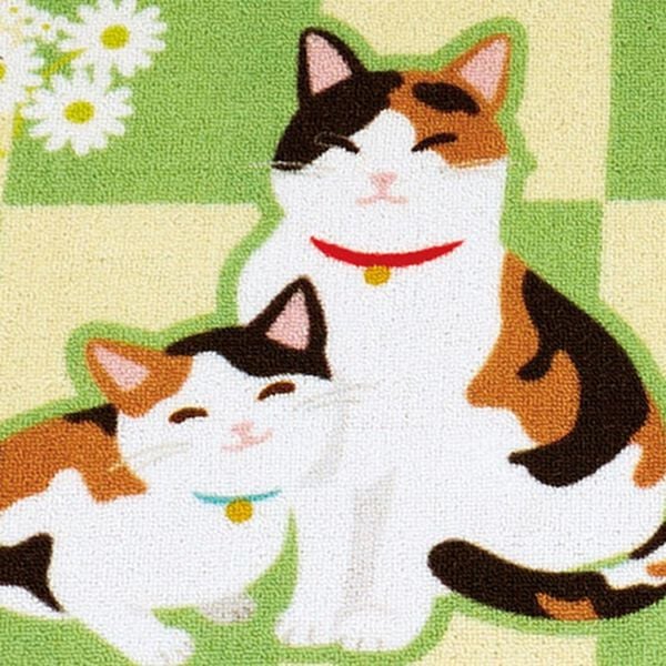 「プリントキッチンマット　三毛猫（キッチンマット）」｜詳細画像