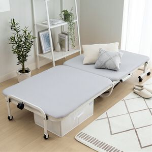 iellio（イエリオ）の「お買得コンパクト折りたたみベッド（ベッド）」｜オフホワイト