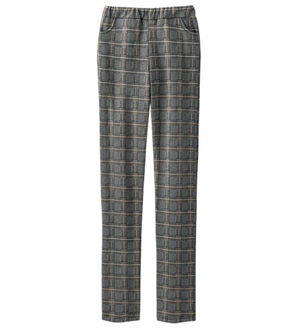 LAVIENNE（ラヴィエンヌ）の「綿混の裏シャギーレギンスパンツ（その他パンツ）」｜グレンチェック