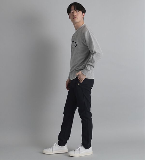 「＜ポロ・ビーシーエス＞ワッフルレイヤードトレーナー（メンズトレーナー）」｜詳細画像