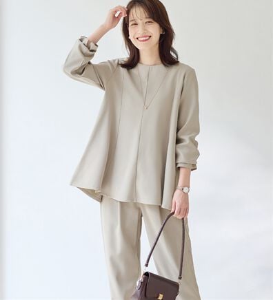 Viola e Viola（ヴィオラ エ ヴィオラ）の「【入学式・卒業式】Ａラインセレモニーセットアップ（パンツスーツ）」