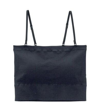 YU'NOW（ユナウ）の「カップ付ショート丈チューブキャミ（ブラトップ・カップ付きインナー）」