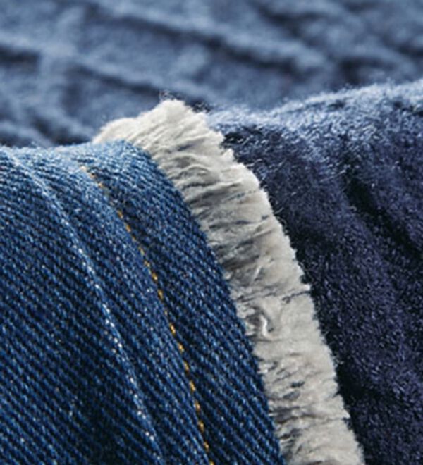 BELLUNA（ベルーナ）の「肌寒くなってきたら　デニム切替ニットジャケット（その他ジャケット）」｜詳細画像