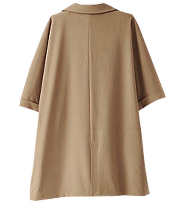 BELLUNA（ベルーナ）の「サラリ快適！ビンテージ調素材半袖テーラードジャケット（テーラードジャケット）」｜詳細画像