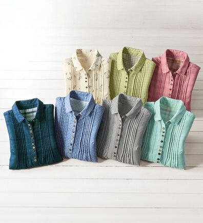 BELLUNA（ベルーナ）の「綿１００％ダブルガーゼブラウス（ブラウス）」