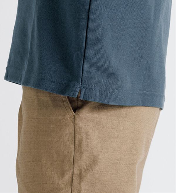 「＜アーノルド　パーマー＞ワンポイント刺しゅう鹿の子ポロシャツ（長袖・半袖）（メンズポロシャツ）」｜詳細画像