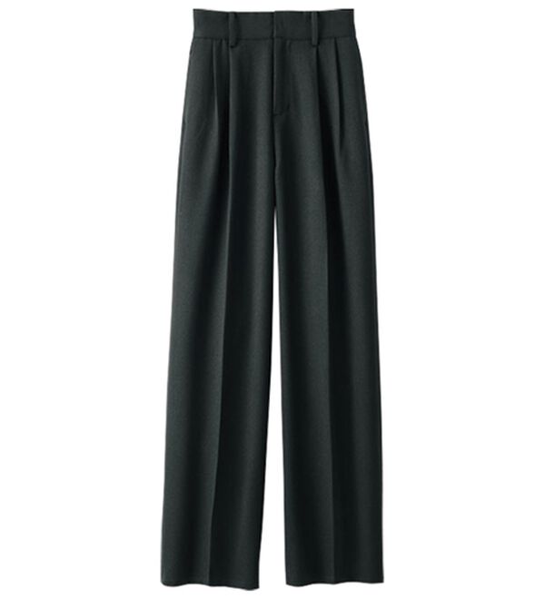 BELLUNA（ベルーナ）の「静電気防止加工！タックデザインワイドパンツ（ワイドパンツ・ガウチョ）」｜詳細画像