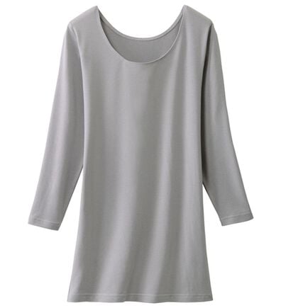LAVIENNE（ラヴィエンヌ）の「テンセル（ＴＭ）繊維コットン混７分袖インナー（肌着・インナーウェア）」