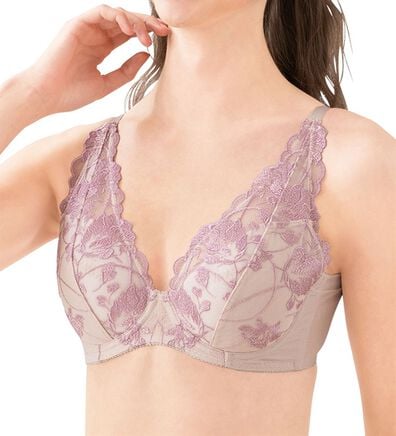 LAVIENNE（ラヴィエンヌ）の「【２色組】柔らか胸さんのすっぽり包んでスッキリブラ（ブラジャー）」