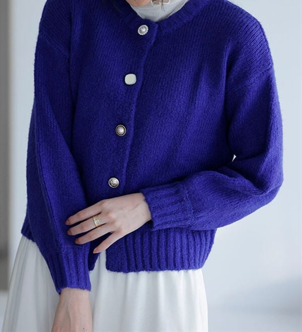 RANAN（ラナン）の「色々レトロボタンカーディガン（ニットカーディガン）」｜詳細画像