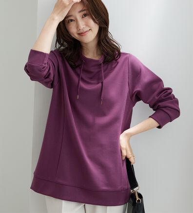 BELLUNA（ベルーナ）の「【新色追加】ワイドネックサイド切替プルオーバー（カットソー）」