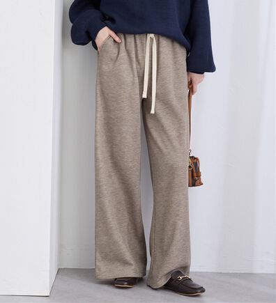 Viola e Viola（ヴィオラ エ ヴィオラ）の「【選べる丈】毛布のような温かさ　ストレートイージーパンツ（その他パンツ）」