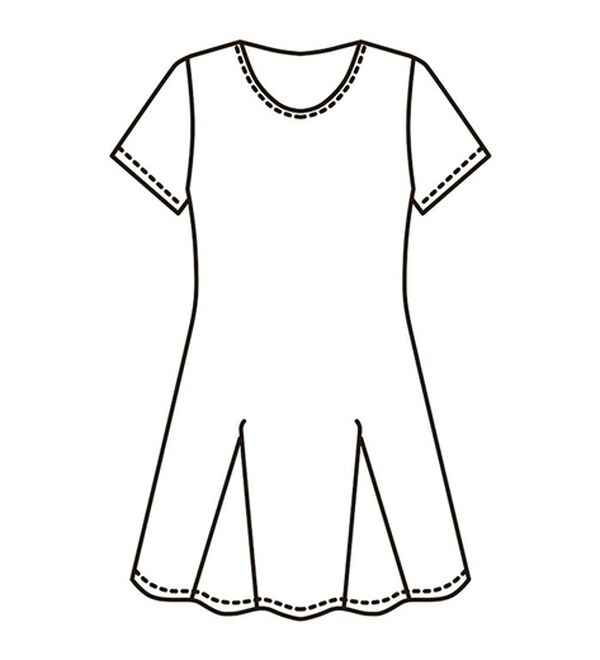 BELLUNA（ベルーナ）の「フレアーシルエットプリントチュニック（チュニック）」｜詳細画像