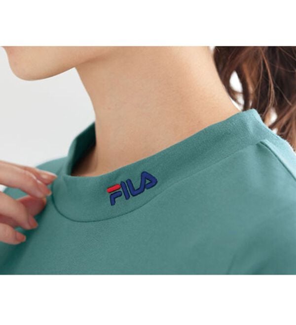 BELLUNA（ベルーナ）の「【２枚組】＜ＦＩＬＡ＞ハイネックチュニック（チュニック）」｜詳細画像