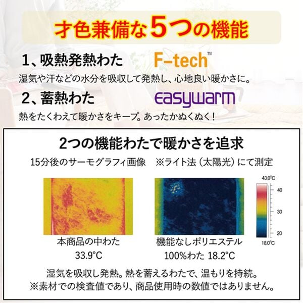 「５つ星機能のあったかぬくぬく贅沢カーペット（カーペット）」｜詳細画像