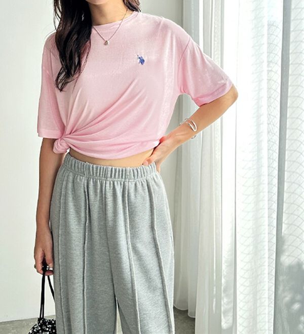 GeeRA（ジーラ）の「【Ｕ．Ｓ．　ＰＯＬＯ　ＡＳＳＮ．】スラブシアーTシャツ（Tシャツ）」｜詳細画像