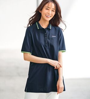 BELLUNA（ベルーナ）の「＜ＦＩＬＡ＞配色使いポロチュニック（ポロシャツ）」｜詳細画像