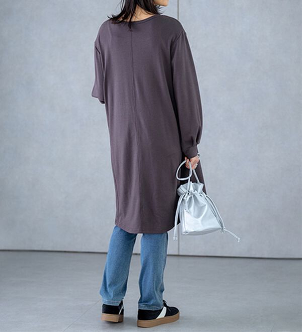 BELLUNA（ベルーナ）の「【選べる裏側】ぐん伸びニットデニムパンツ（フルレングスパンツ）」｜詳細画像