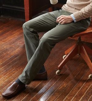 「＜コムルヴァン・オム・ウェルネス＞すっきりはける腰らくパンツ（メンズフルレングスパンツ）」｜詳細画像