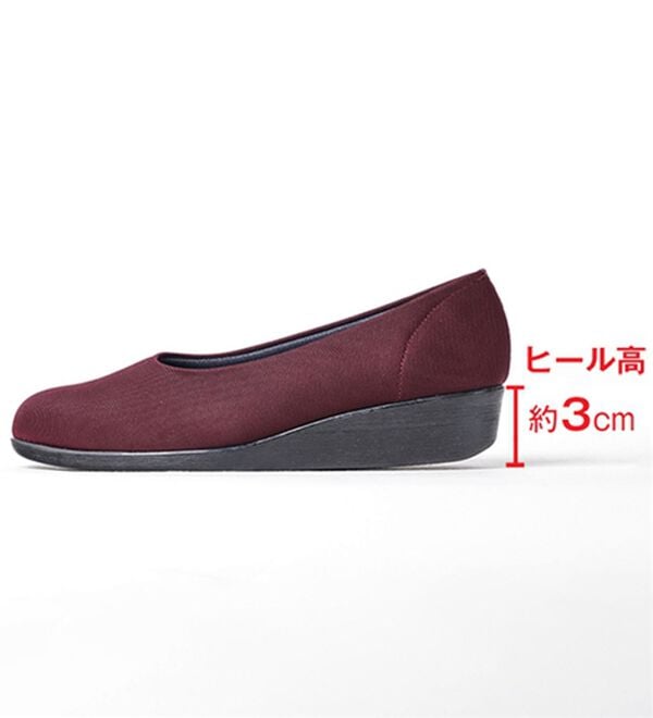 「国産４Ｅはっ水パンプス（パンプス）」｜詳細画像