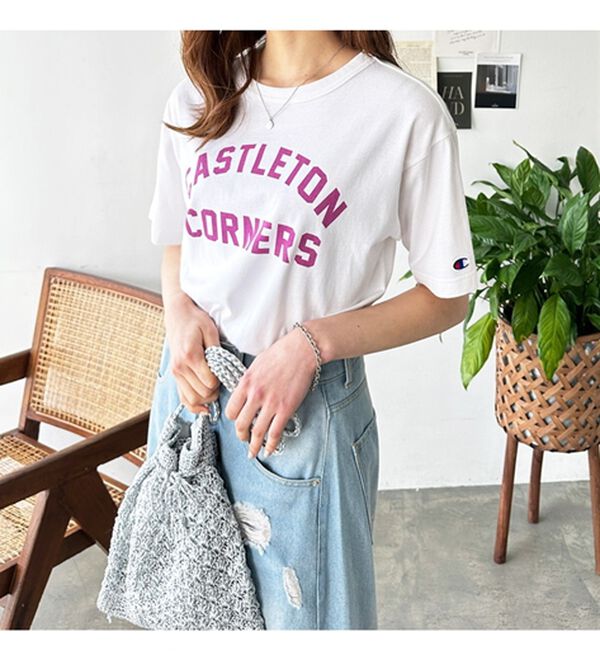 GeeRA（ジーラ）の「【ｃｈａｍｐｉｏｎ】ロゴＴシャツ（Tシャツ）」｜詳細画像