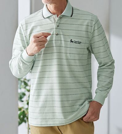 「【３色組】＜カルビア＞らく開き設計の爽やかポロシャツ（メンズポロシャツ）」