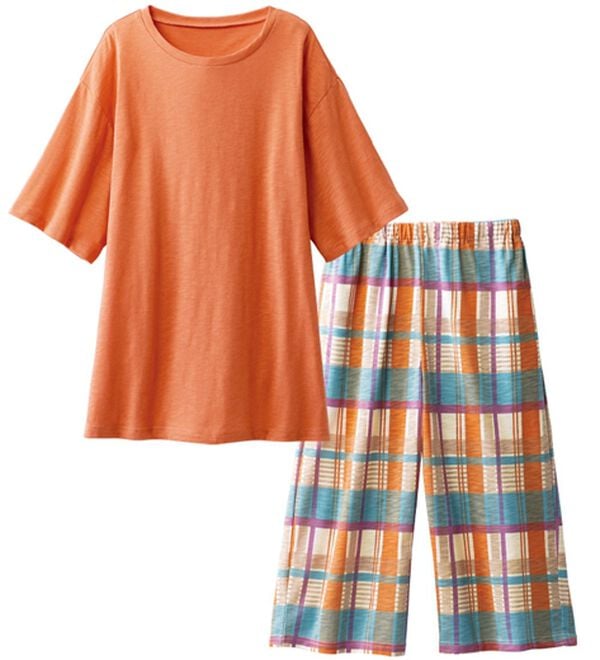 LAVIENNE（ラヴィエンヌ）の「ゆる涼カットソールームウェア（パジャマ・ルームウェア）」｜詳細画像