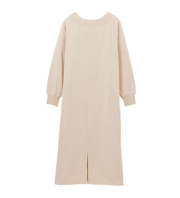 RANAN（ラナン）の「裏起毛ハーフジップワンピース（ロングワンピース）」｜詳細画像
