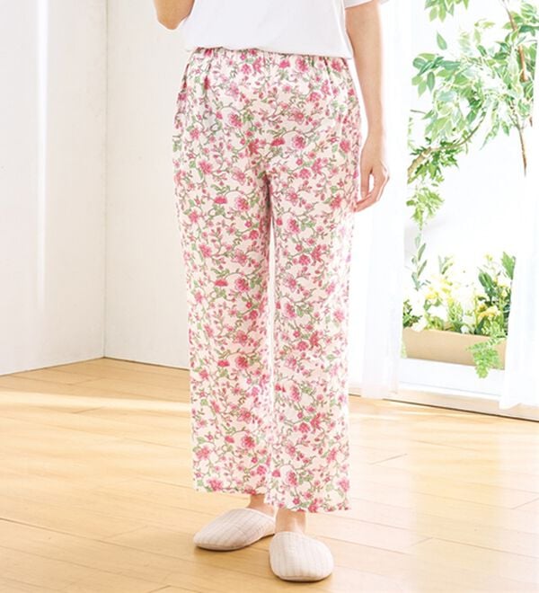 「【３色組】綿１００％下だけパジャマ（パジャマ・ルームウェア）」｜詳細画像