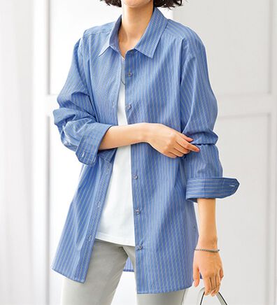 BELLUNA（ベルーナ）の「＜ＳＯＬＯＴＥＸ（Ｒ）＞アイロン要らずの日よけシャツ（シャツ）」