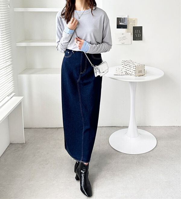 GeeRA（ジーラ）の「着回し自在！スラブシアートップス（カットソー）」｜詳細画像