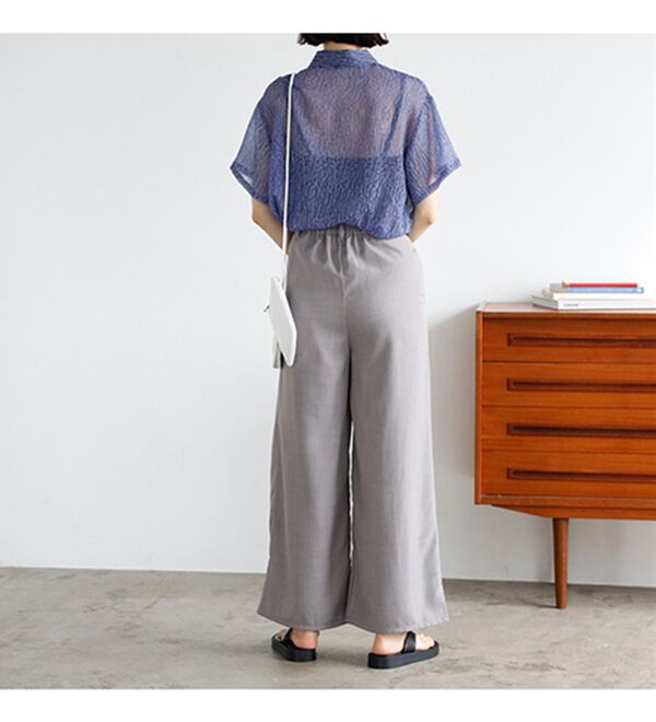 GeeRA（ジーラ）の「ニュアンスワッシャーシアーシャツ（シャツ）」｜詳細画像