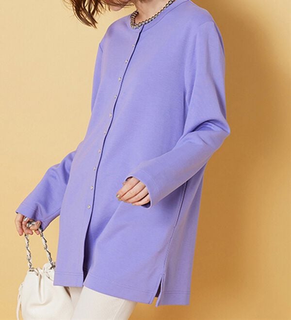 BELLUNA（ベルーナ）の「時短コーデ！ダンボール素材ロングカーデアンサンブル（アンサンブル）」｜詳細画像